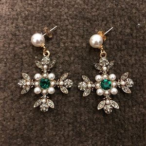 Beautiful cross earrings